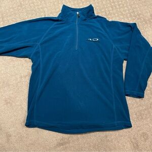 Whistler blackcomb Teal Zip-Up at neck fleece.  EUC!